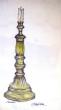 Chandelier (mine de plomb + aquarelle)
