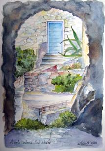 A porta turchina-Sant'Antuninu ( d'après une photo de Philippe Mazere)