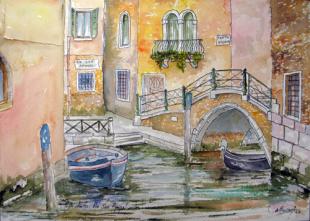 Ponte storto- Rio San Aponal Venezia